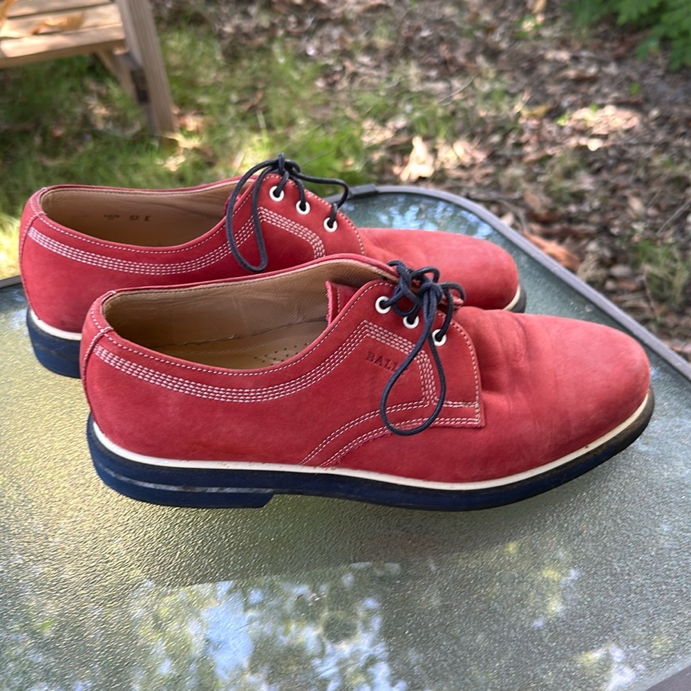 Bally leather,lace up shoes